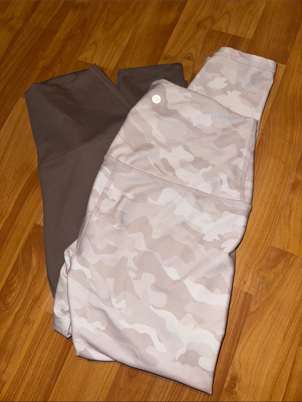2 pairs of RBX women’s activewear yoga workout leggings EUC size small brown